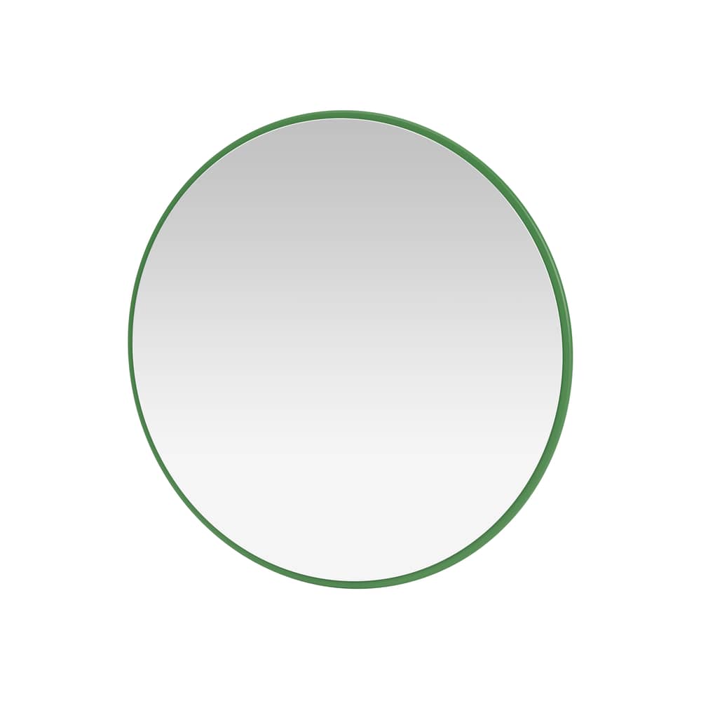 Colour Frame - Around Wall mirror wood green / Ø 69.6 cm - MONTANA - Parsley 152 -  Verre miroir, Lacquered MDF