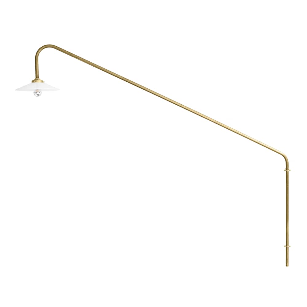 Wandleuchte mit Stromkabel Hanging Lamp n°1 metall gold / H 140 x B 175 cm - valerie objects - Messing - Glas, Stahl
