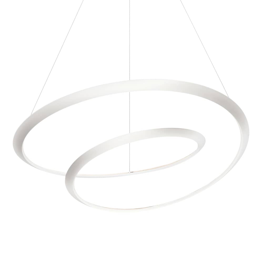 Suspension Kepler Uplight LED / Ø 110 cm - Lumière vers le haut - Nemo - Blanc - Aluminium extrudé