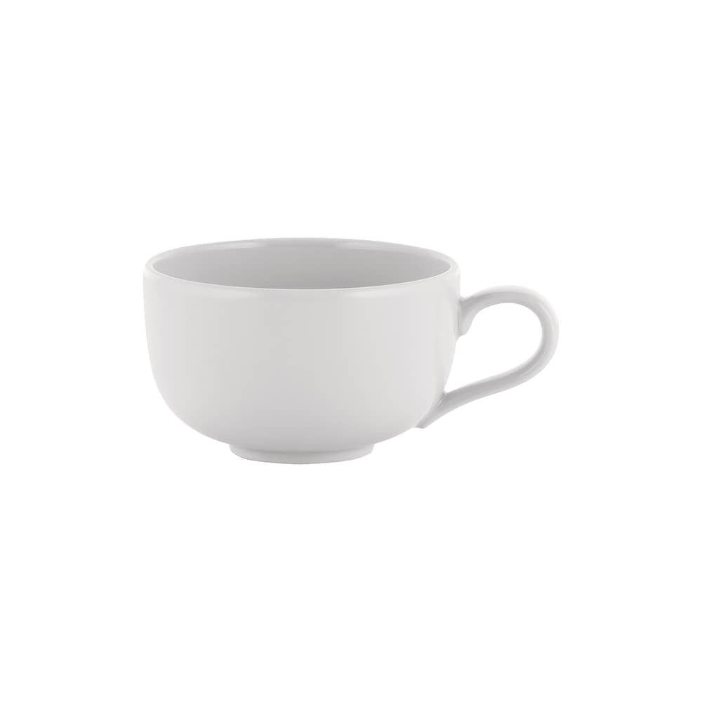 Tasse à espresso La Bella Tavola céramique blanc / 8 cl - Ettore Sottsass - Alessi - Tasse / Blanc uni - Porcelaine fine