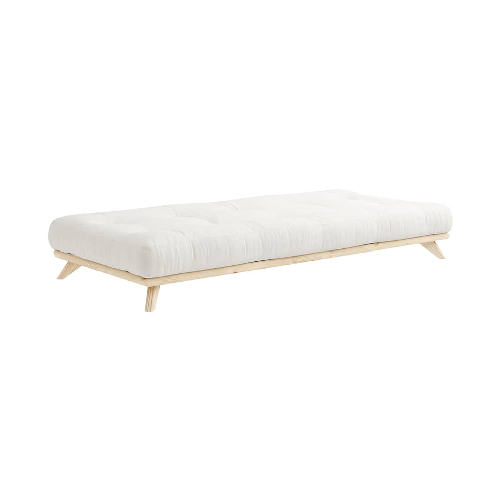 Lit 1 place Senza / Pour matelas 90 x 200 cm - KARUP DESIGN - Pin clair - Pin massif certifié FSC
