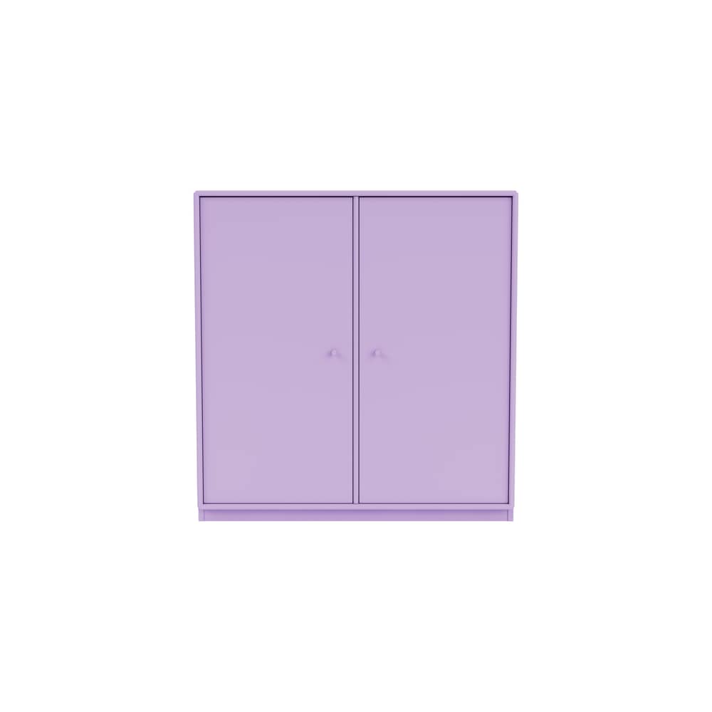 Rangement Cover Cabinet bois violet / L 69.6 x P 30 x H 72,6 cm - 2 portes / Seconde vie - MONTANA - Iris 164 - MDF laqué