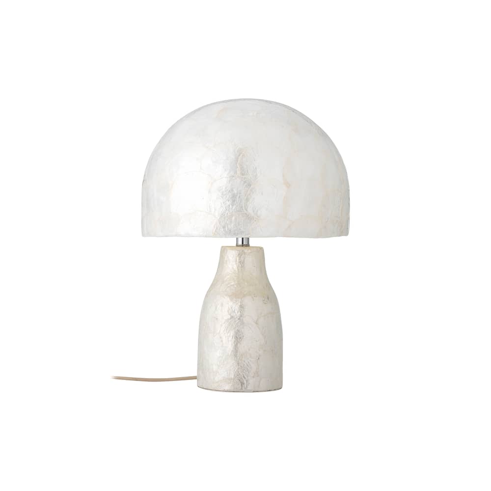 Table lamp Adria Bloomingville / Capiz shell - H 43 cm - Silver