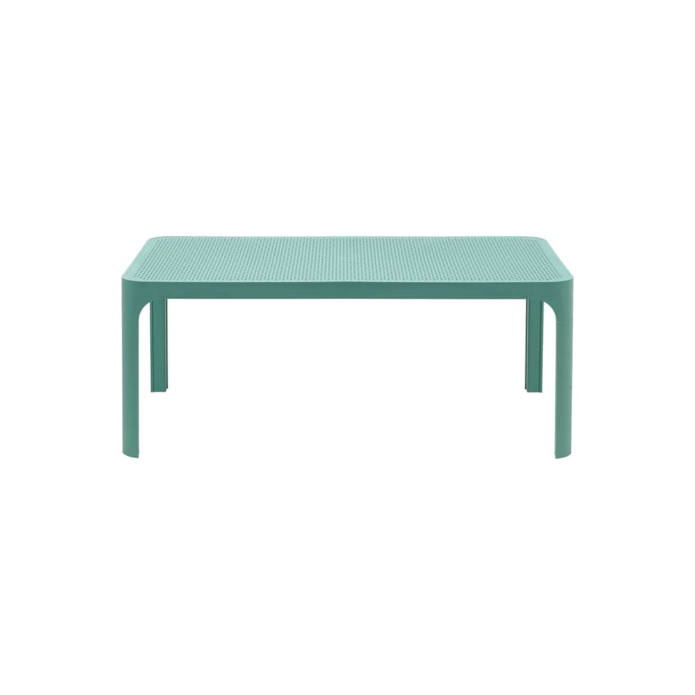 Net Coffee table composite material green / 100 x 60 x H 40 cm - NARDI - Willow green - Fibreglass resin