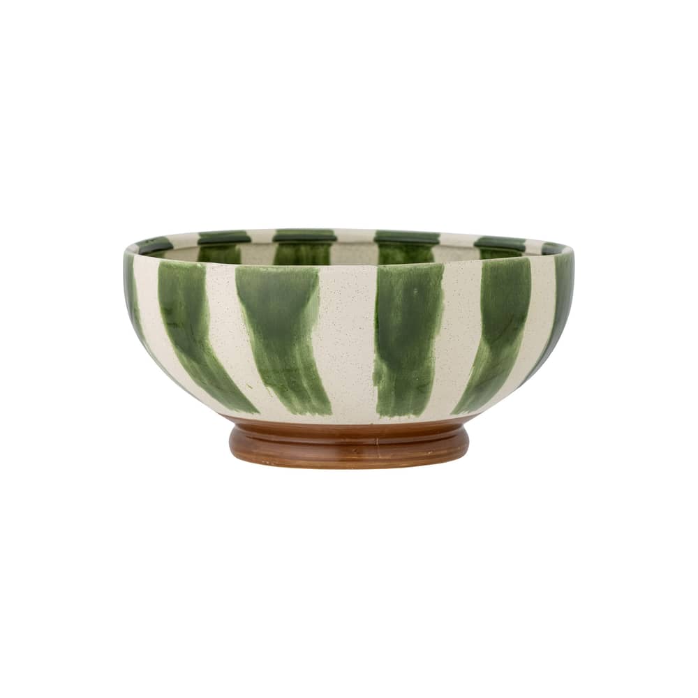 Shakti Salad bowl ceramic green / Ø 26 x H 12 cm - Bloomingville - Green - Sandstone
