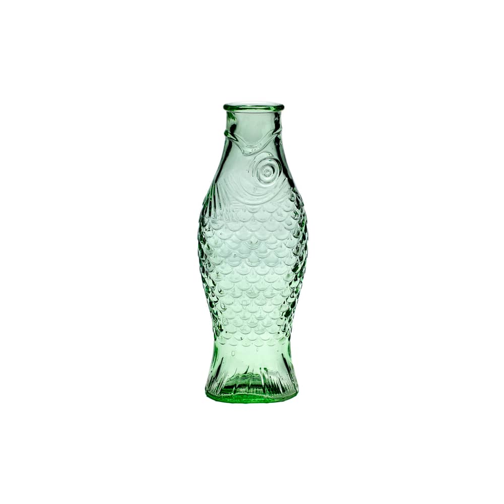 Carafe Fish & Fish 40 Years verre vert / 85 cl - Serax - Carafe / Vert transparent - Verre