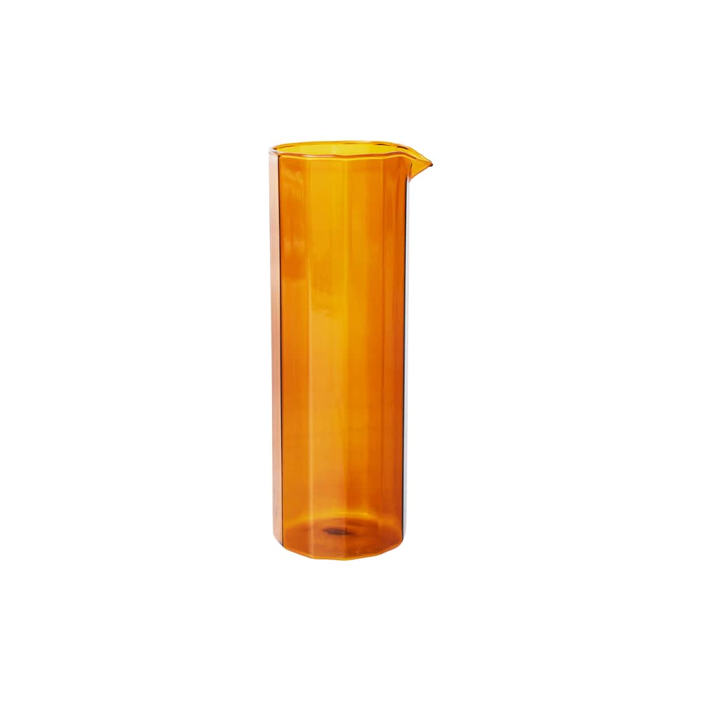Carafe Sunlit verre orange / 1,1 L - HK LIVING - Ambre - Verre borosilicaté