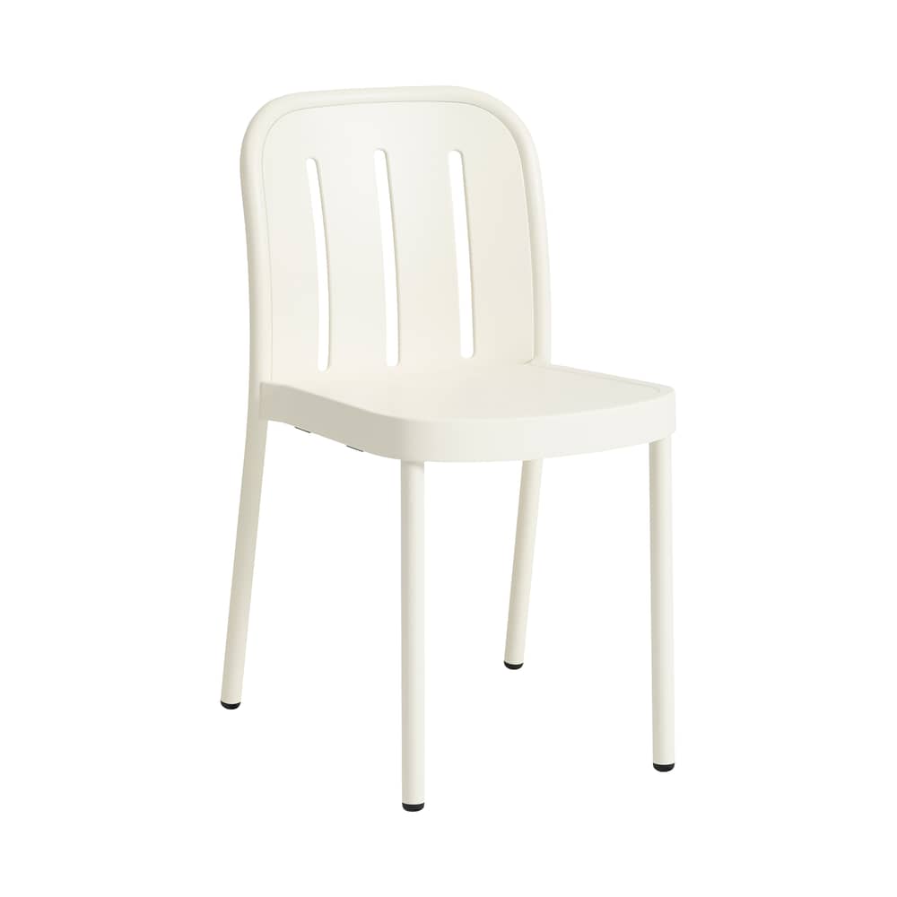 Deville Stacking chair metal white - Hay - Cream white - 