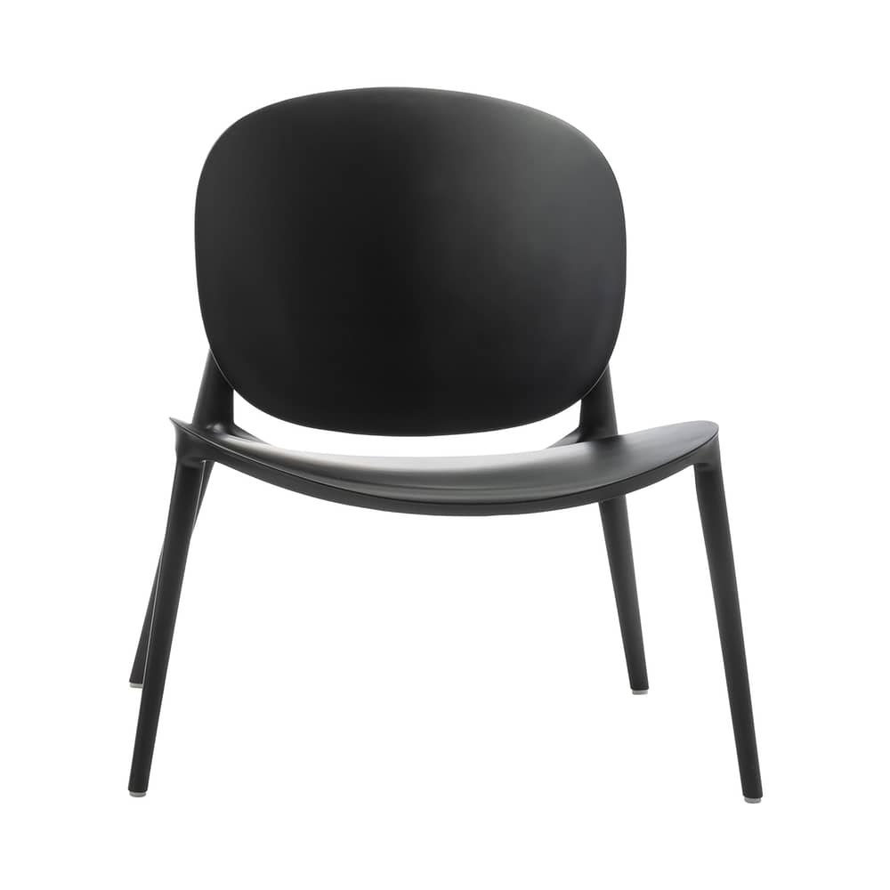 Lounge Sessel Be Bop plastikmaterial schwarz / Outdoor - Kartell - Schwarz - Polypropylen
