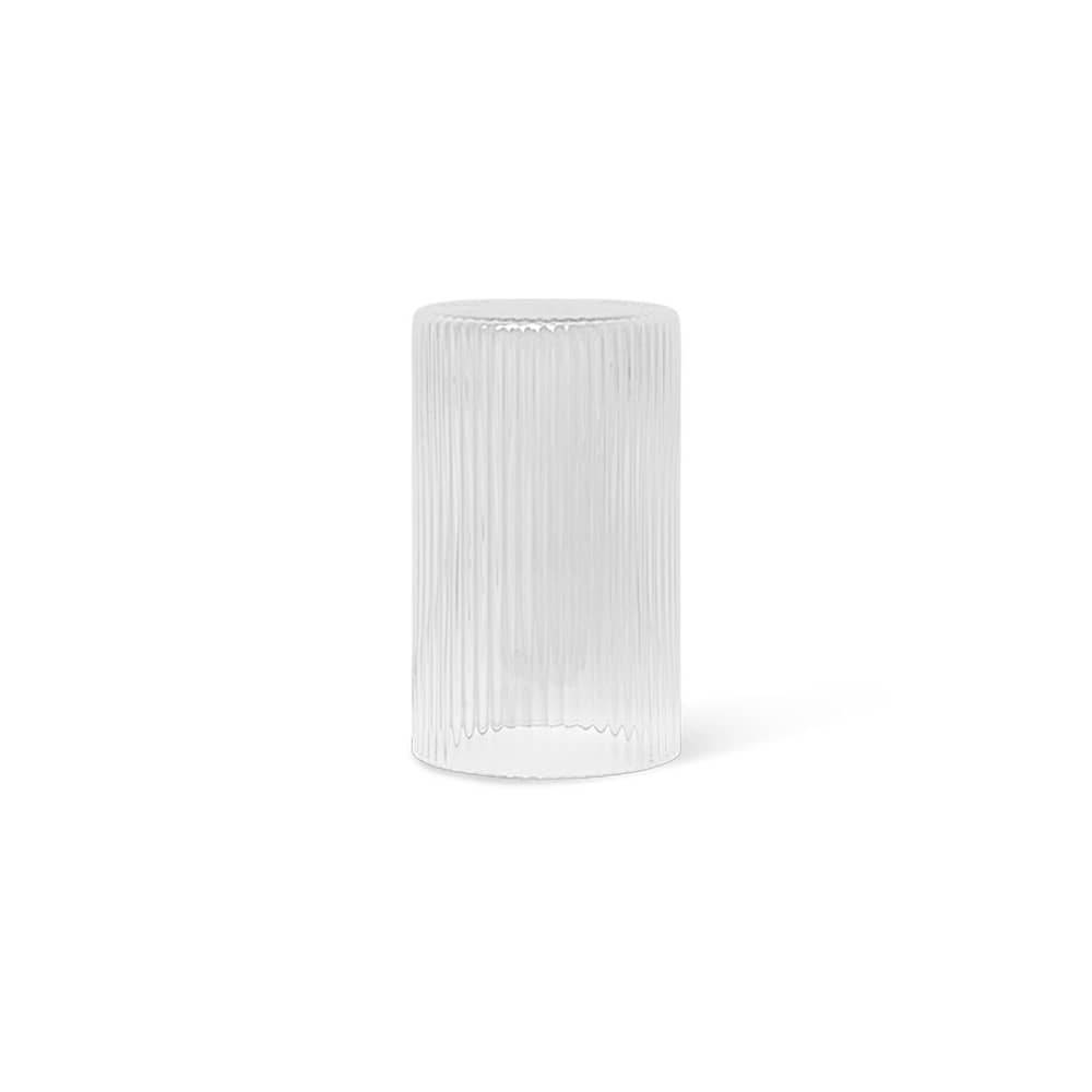 Couvercle  verre transparent pour carafe Ripple / Verre - Ferm Living - Transparent - Verre soufflé bouche