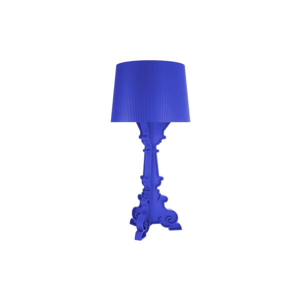 Lampada da tavolo Bourgie materiale plastico blu / H 68 a 78 cm - Ferruccio Laviani, 2004 - Kartell - Blu opaco - policarbonato 2,0