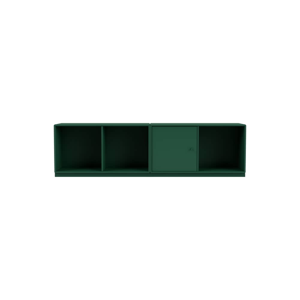 Rangement Line bois vert / L 139.2 x P 30 cm H 38.4 cm - MONTANA - Pine 136 - MDF laqué