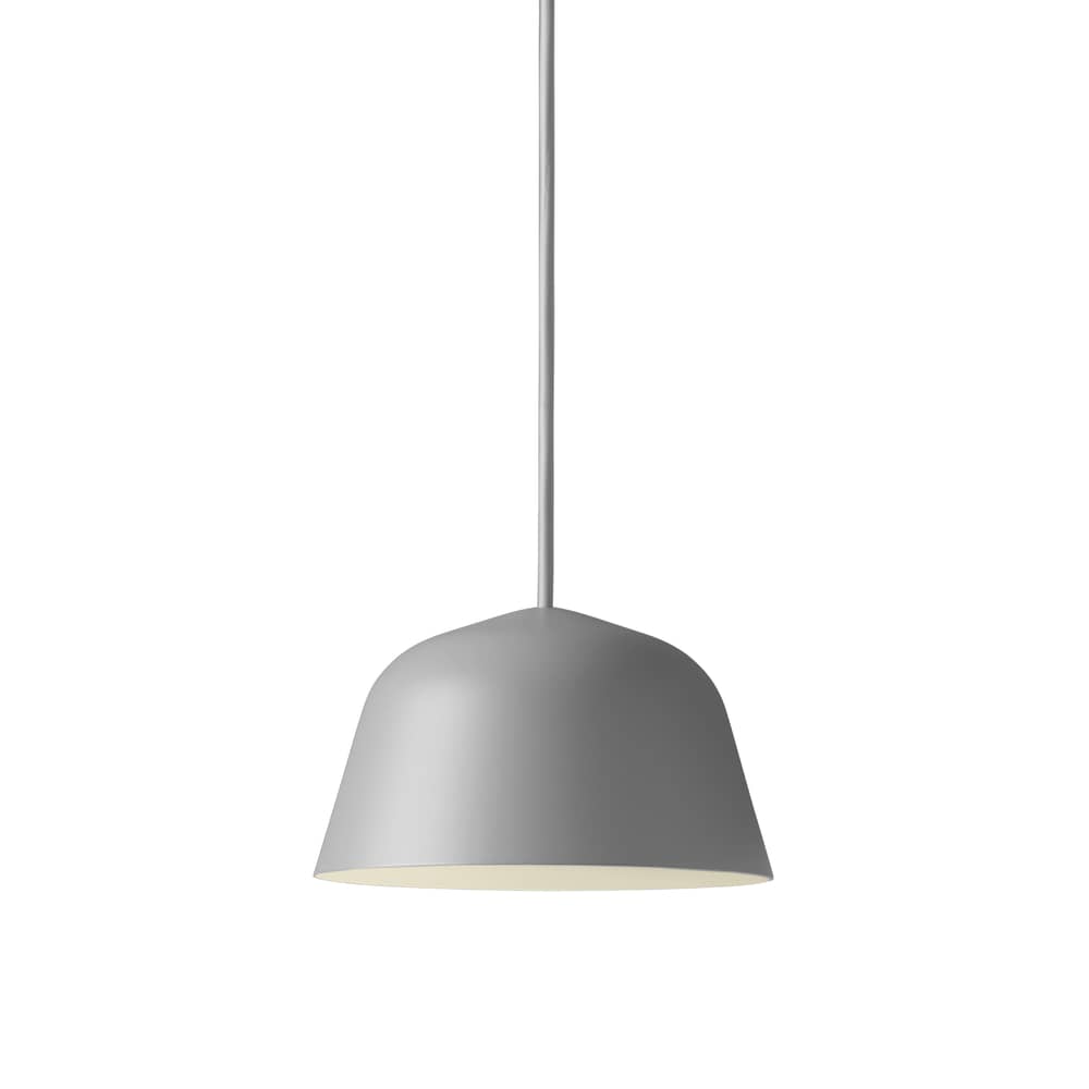 Sospensione Ambit Mini metallo grigio / Ø 16,5 cm - Muuto - Grigio - Alluminio