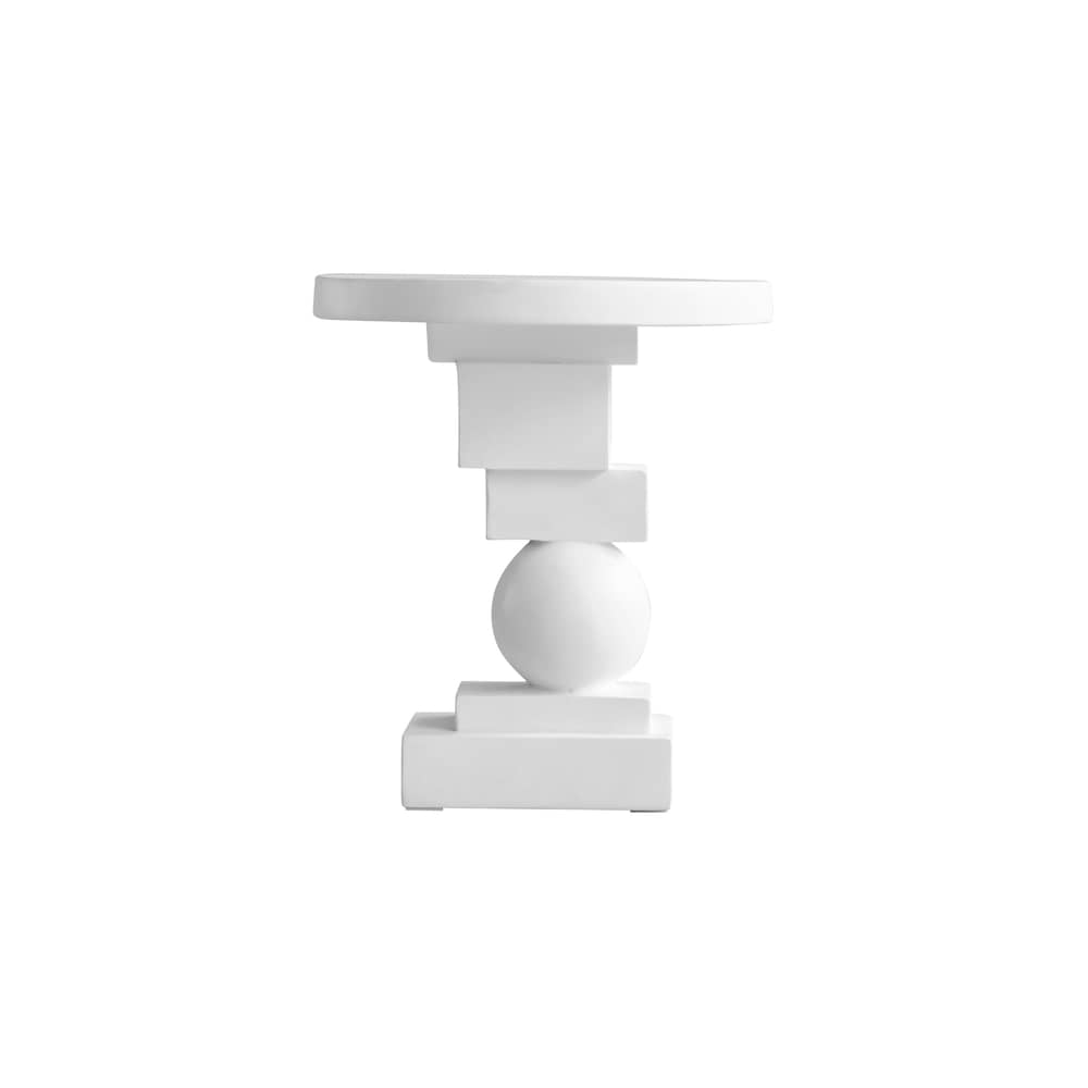 Table d\'appoint Artist / Ø 44 x H 50 cm - Béton fibré - 101 COPENHAGEN - Blanc (béton fibré) - Béton fibré