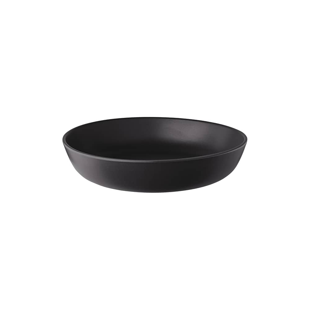 Assiette creuse Nordic Kitchen céramique noir / Ø 20 cm - Grès - Eva Trio - Ø 20 cm / Noir mat - Grès