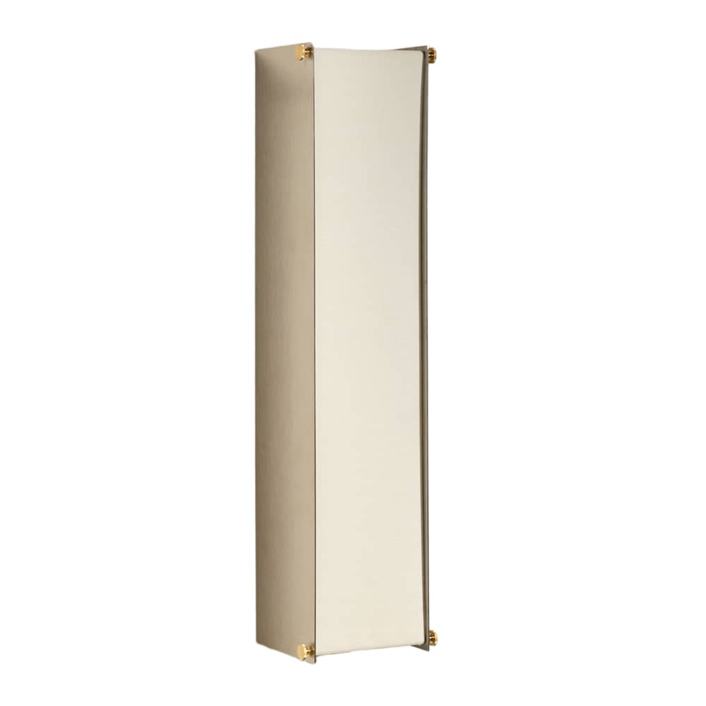 Applique Boxie Grand / H 60 cm - Métal & tissu - Maison Sarah Lavoine - Inox brossé - Acier inoxydable brossé, Laiton