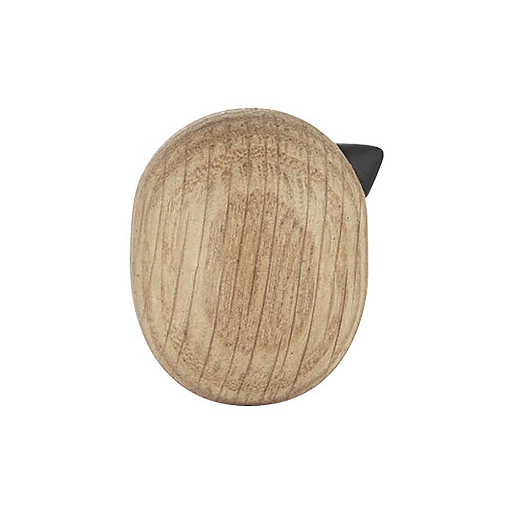 Statuetta Little Bird / H 3 x Ø 2,5 cm - Normann Copenhagen - H 3 cm / Quercia - Rovere massello tornito
