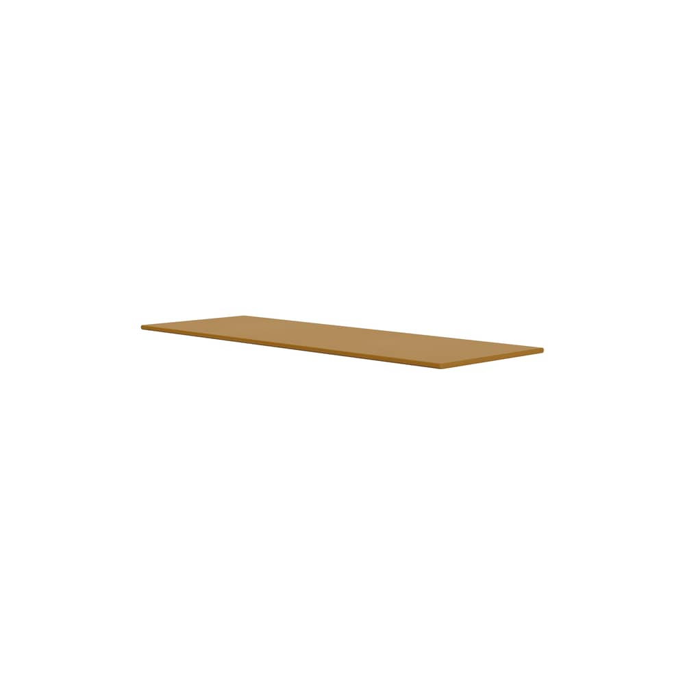 Zubehör  holz braun / Obere Ablage für zwei Montana Mini-Module - B 70 x T 25 cm - MONTANA - Bernstein 142 - lackierte Holzfaserplatte