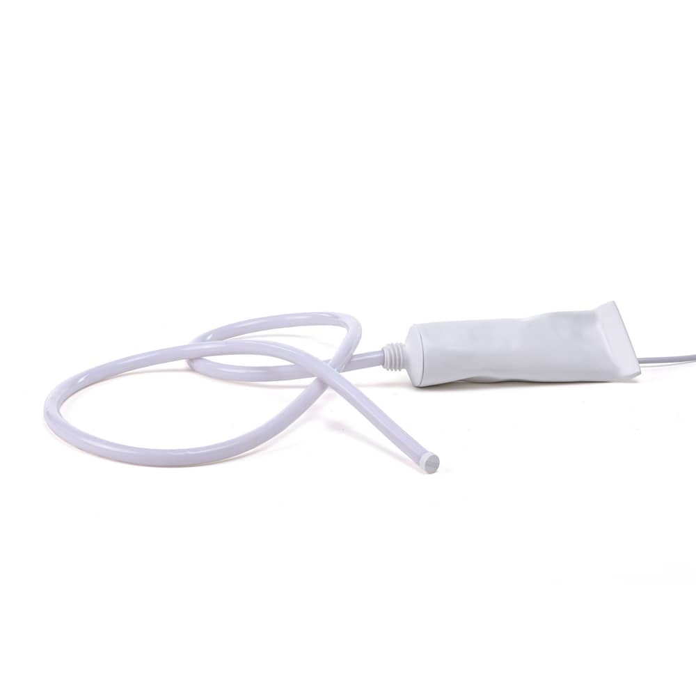 Lampada da tavolo Daily Glow - Dentifrice LED materiale plastico bianco / Resina - 23 x 8,5 x H 6 cm - Seletti - Dentifricio / Bianco - Resina, Silicone