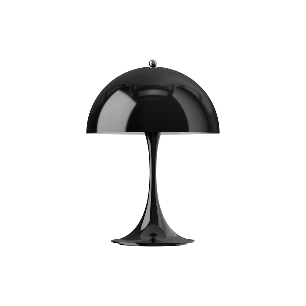 Lampe sans fil rechargeable Panthella 250 / LED - Ø 25 cm - Louis Poulsen - Noir opaque - Polycarbonate