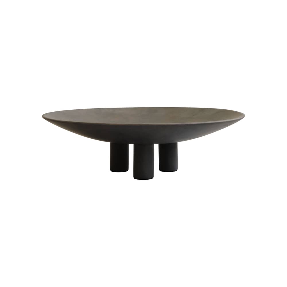 Tischgesteck Duck Big keramik braun / Ø 45 x H 14 cm - 101 COPENHAGEN - Kaffee - Keramik