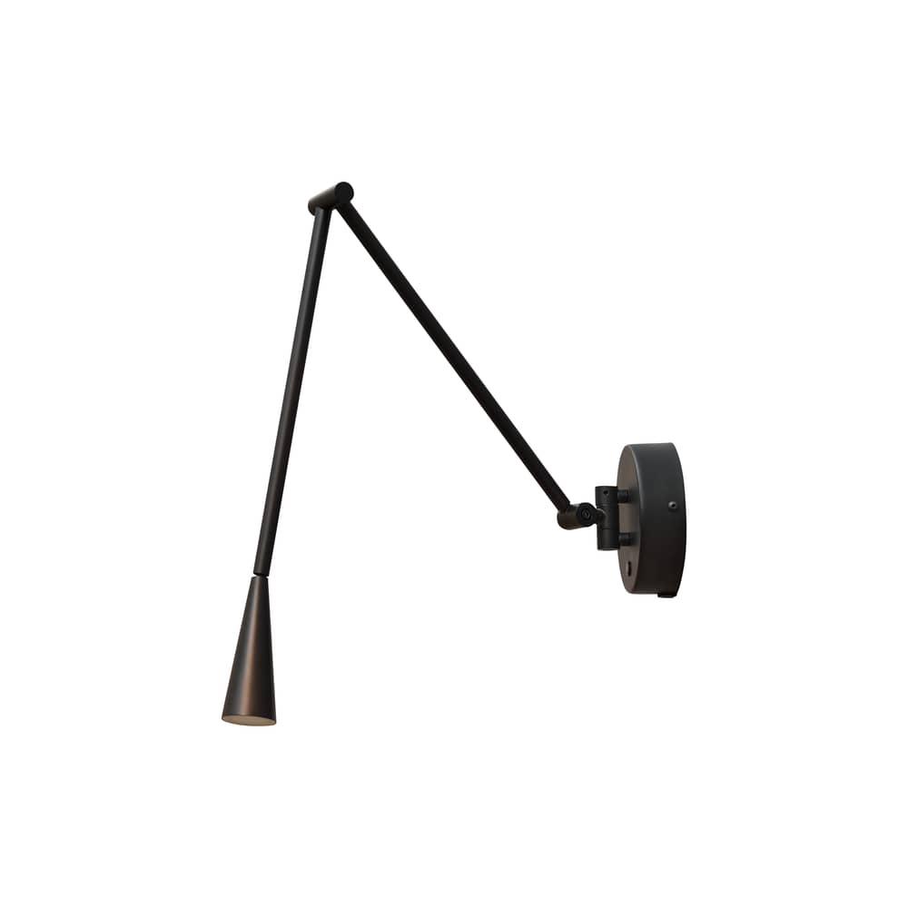 Applique Snake / Orientable - 101 COPENHAGEN - Noir brûlé - Aluminium