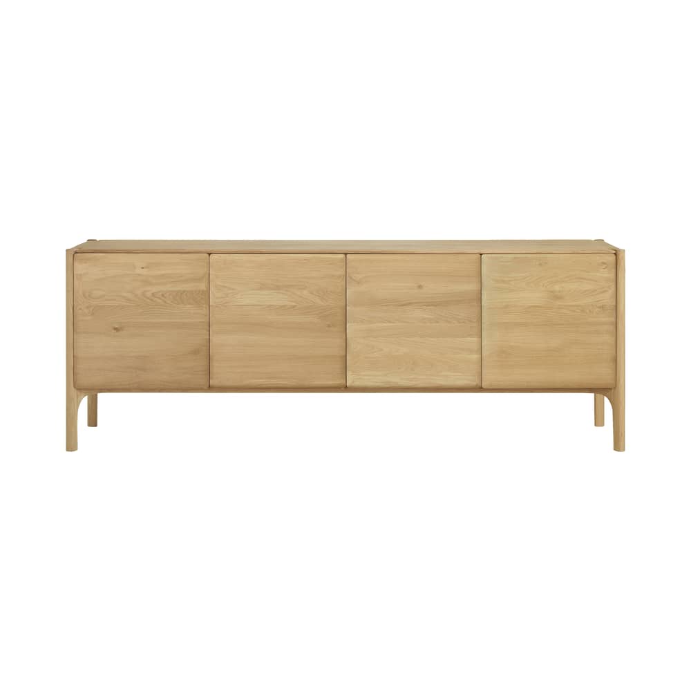 Buffet PI bois naturel / L 230 x H 83 cm - Ethnicraft - Chêne huilé - Chêne massif huilé