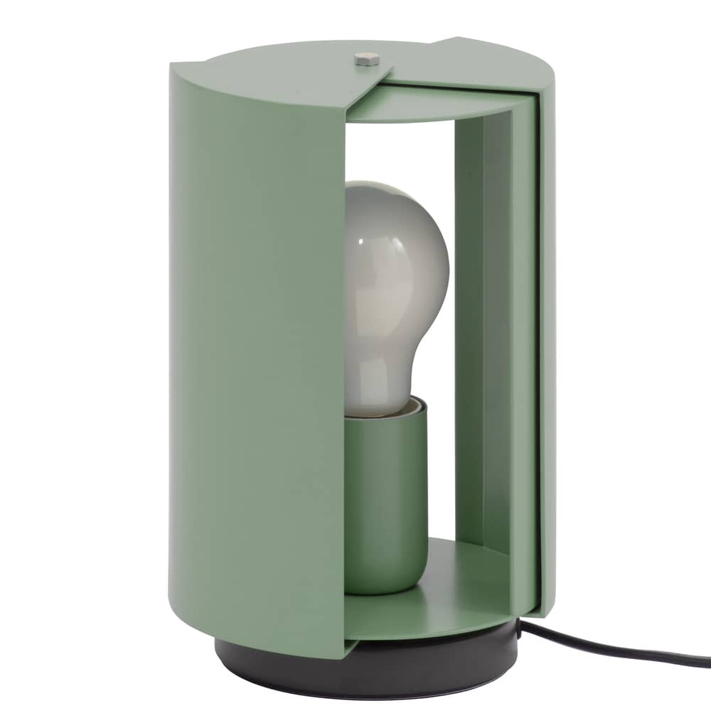 Lampe de table Pivotante / Charlotte Perriand, 1962 - Nemo - Vert sauge - Acier, Aluminium
