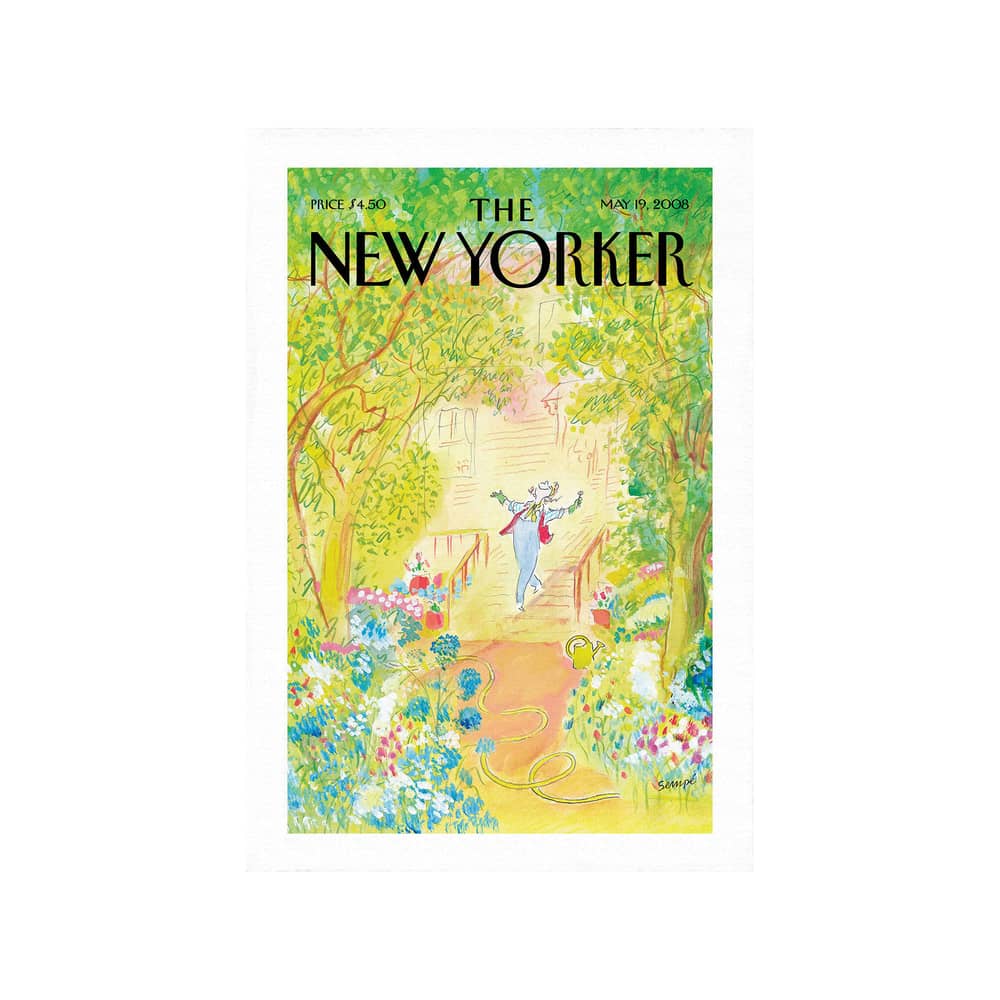 Poster The New Yorker  / Springtime, Sempé carta multicolore / 38 x 56 cm - Image Republic - Primavera - 