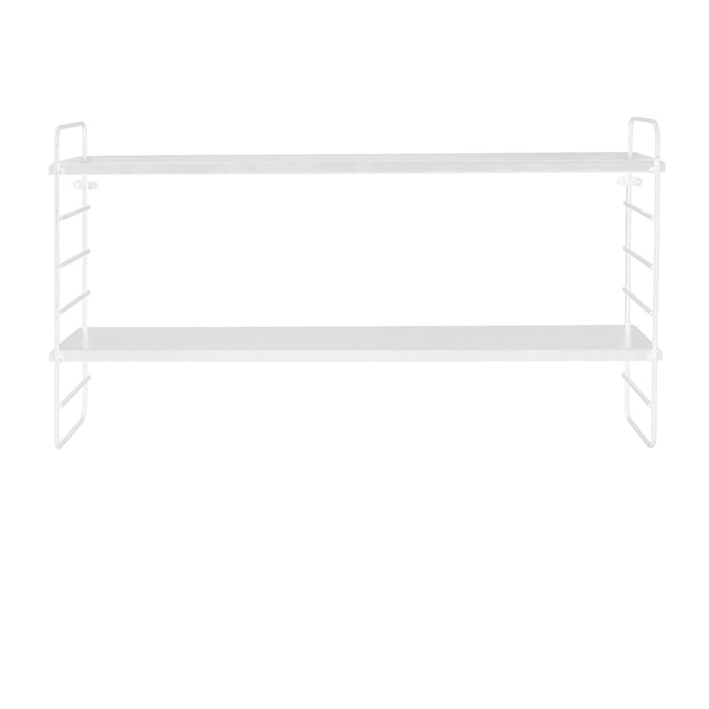 Scaffale North metallo legno bianco / L 65 x H 35 cm - Metallo & MDF - Bloomingville - Bianco - Ferro dipinto, MDF