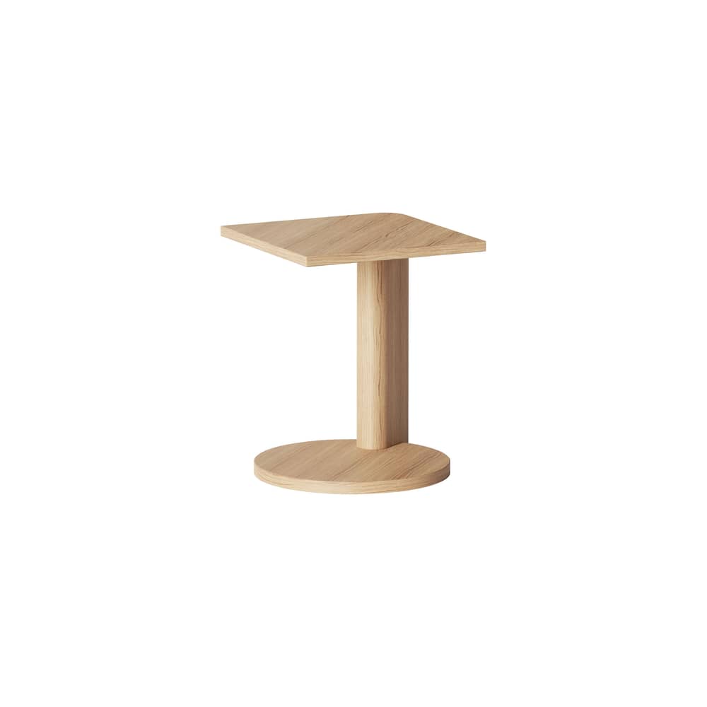 Galta Forte Side End table natural wood / 38 x 38 x H 47 cm - KANN DESIGN - Natural oak - Oak veneer, Solid oak