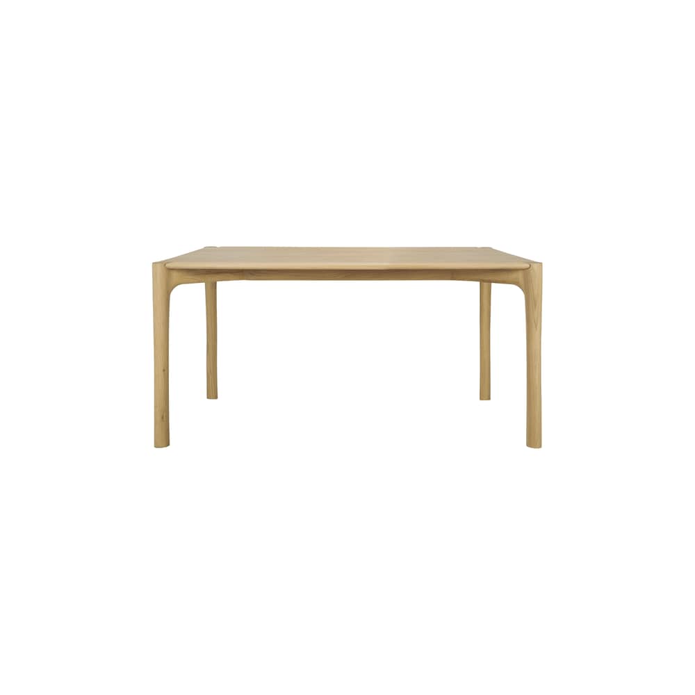 PI Rectangular table natural wood / 160 x 80 cm - 6 seater - Ethnicraft - Natural oak - Oiled solid oak