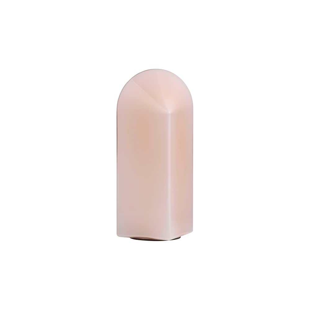 Lampe de table Parade LED verre rose / H 32 cm - Hay - Rose poudré - Verre