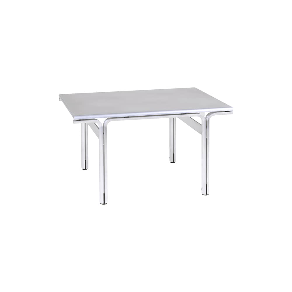 Table basse Union OUTDOOR métal / 60 x 45 cm - Frama  - Aluminium - Aluminium