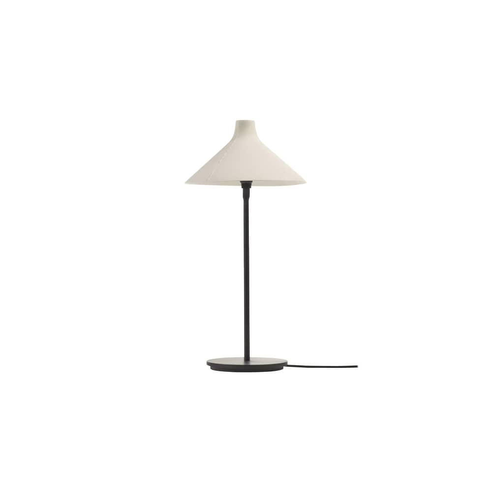 Tischleuchte Seam keramik weiß / H 51,5 cm - Serax - Off-White / Matt Black - Porzellan, Stahl