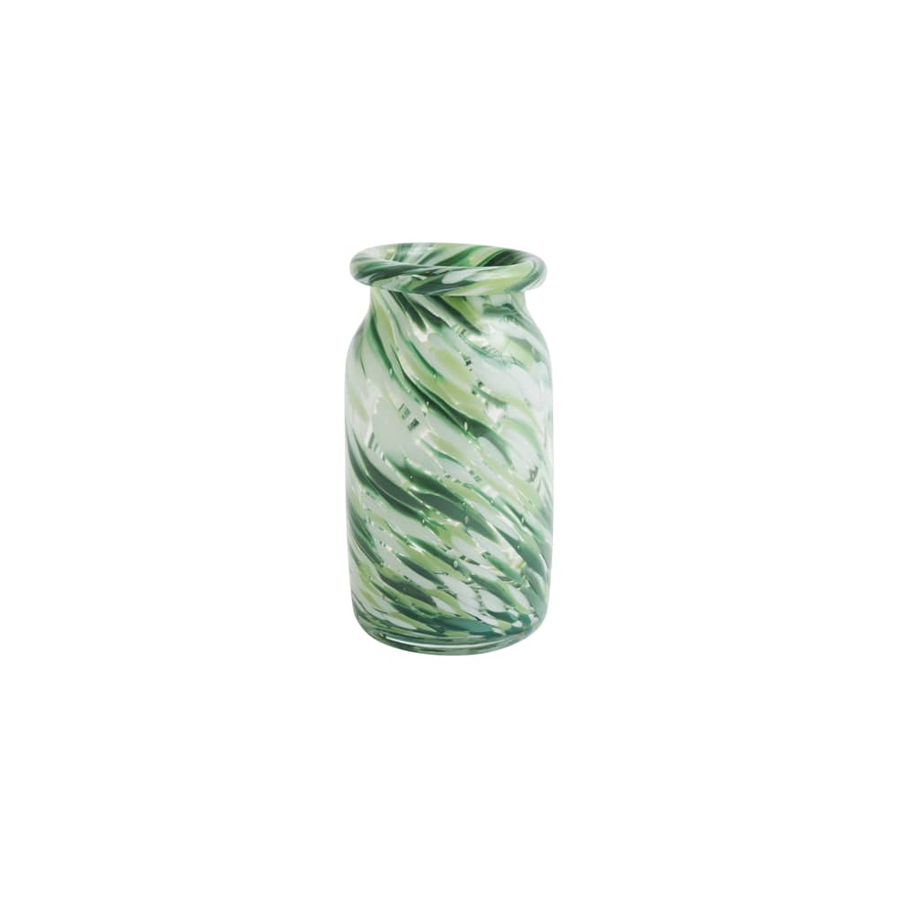 Vase soliflore vintage, en verre soufflé, style Murano ou La Rochère