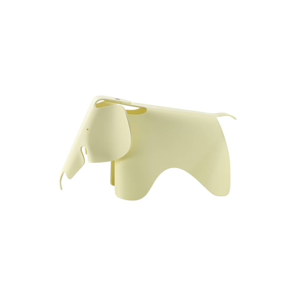Eames Elephant RE (1945) Decoration plastic material yellow / L 78.5 cm - Recycled plastic - Vitra - Canary Yellow - Recycled polypropylene