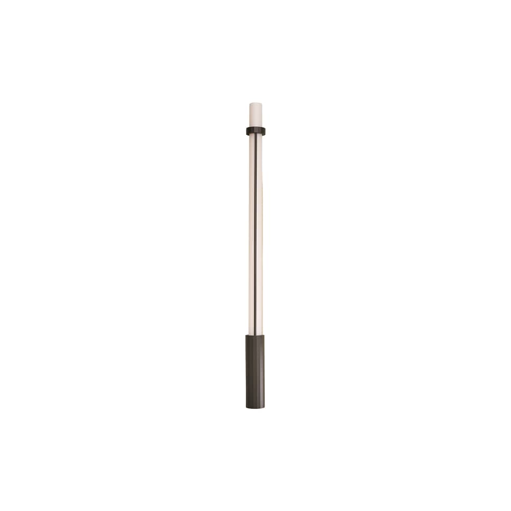Applique d\'extérieur In Fine LED verre / L 105 cm - DCW éditions - Gris foncé - Aluminium, Verre