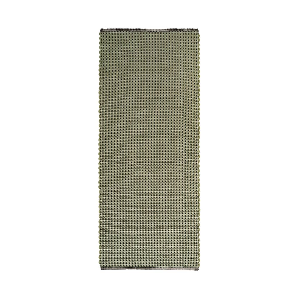 Tapis Cord tissu vert / 70 x 250 cm - Recyclé - Tom Dixon - Vert -  PET recyclé