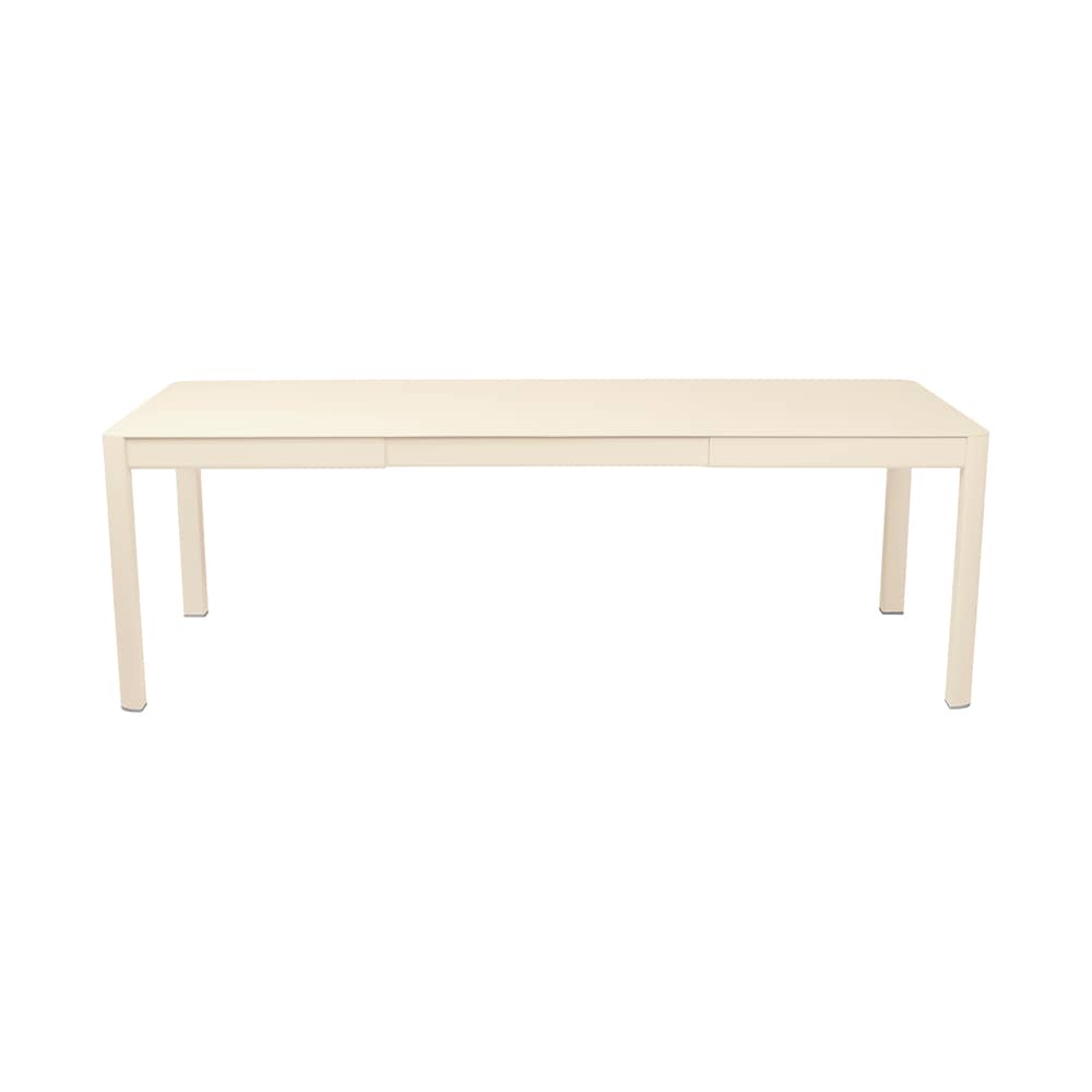 Table à rallonge Ribambelle métal beige / L 149 à 234 cm - 6 à 10 personnes - Fermob - Beige latte - Aluminium laqué
