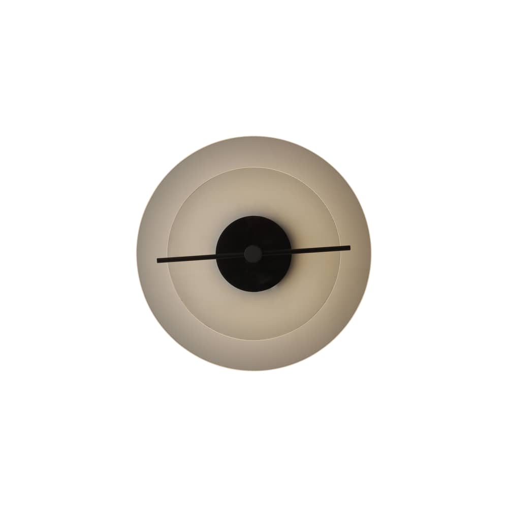 Applique Delumina LED   / Verre - Ø 25 cm / Intensité & couleur réglable - DCW éditions - Gris fumé transparent / Noir opaque - Acier, Verre