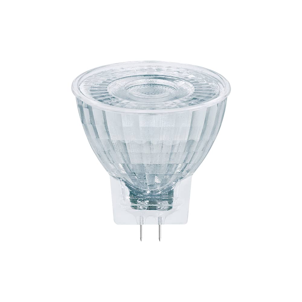 Lampadina LED GU4 dimmerabile Spot MR11 vetro trasparente / 2,8 W (= 20 W) - Bianco caldo - Osram - Trasparente - Vetro