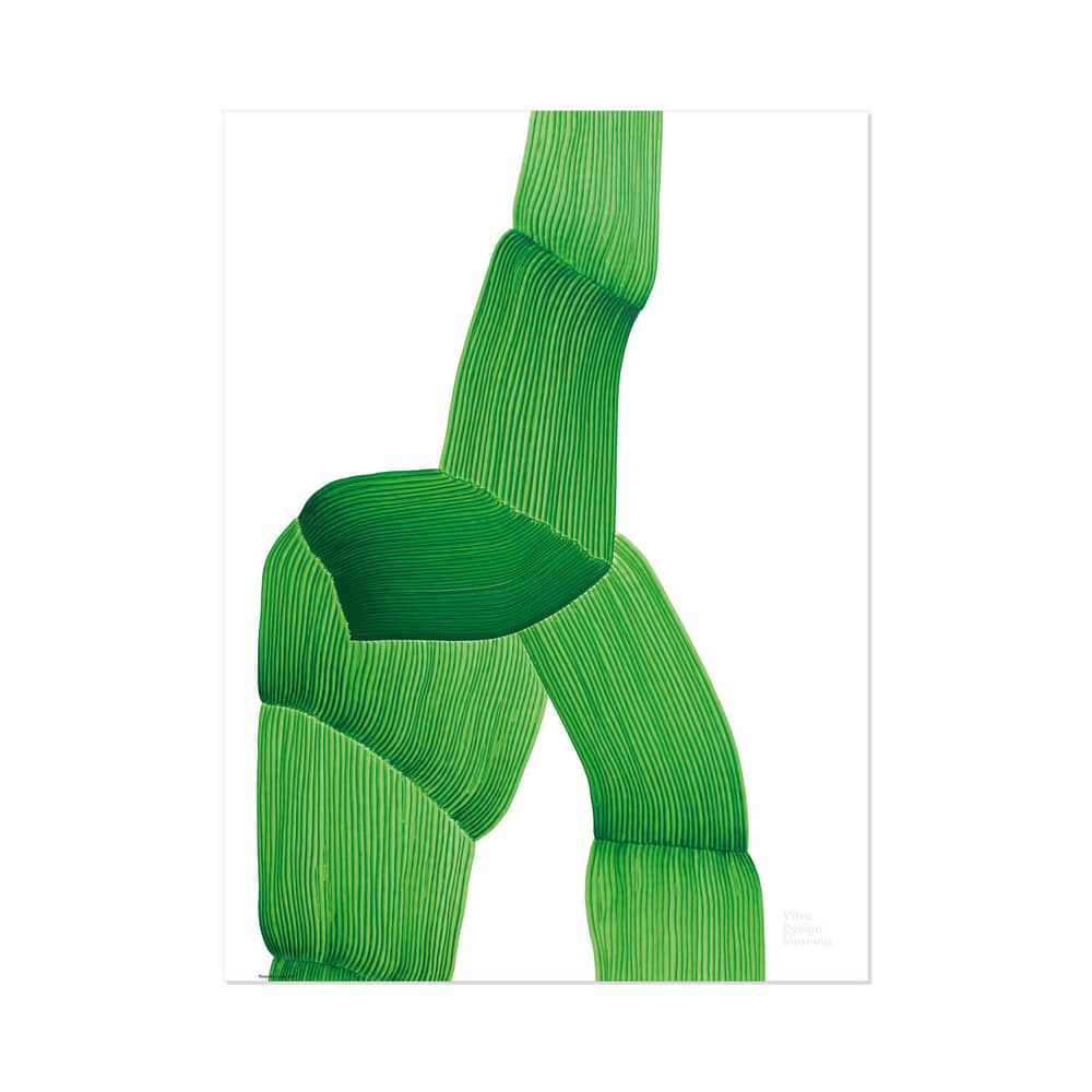 Affiche Ronan Bouroullec - Drawing 2018 papier vert / 50 x 67,5 cm - Vitra - Vert - Papier