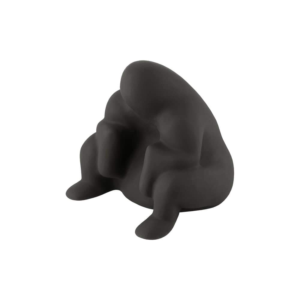 Cale-porte Dédé plastique noir / Philippe Starck, 1996 - Alessi - Noir - Résine thermoplastique