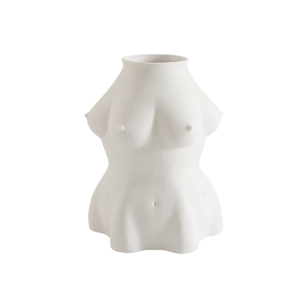 Luciana Vase ceramic white - Jonathan Adler - Mat white - China