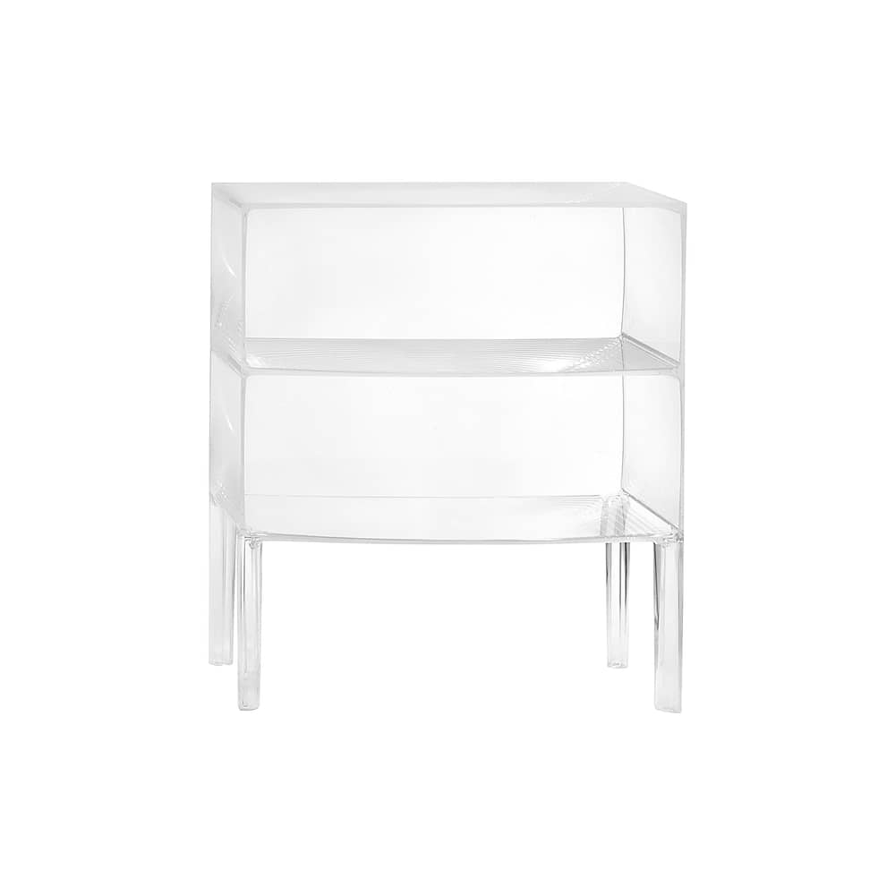 Commode Ghost Buster plastique transparent / L 68 x H 80 cm - Philippe Starck 2010 - Kartell - Cristal - PMMA