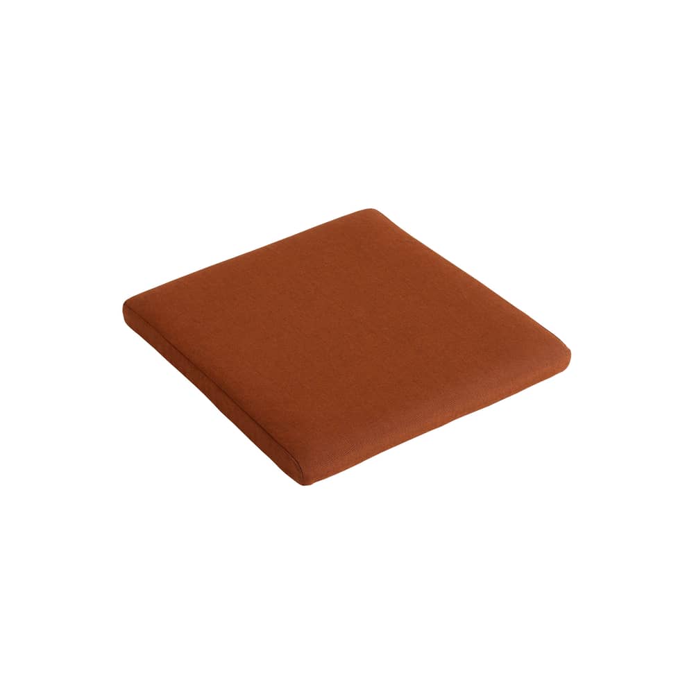 Coussin d\'assise  tissu rouge / Pour chaise et fauteuil lounge Balcony - Hay - Rouge Cayenne - Mousse polyuréthane, Polyester recyclé, Tissu oléfine