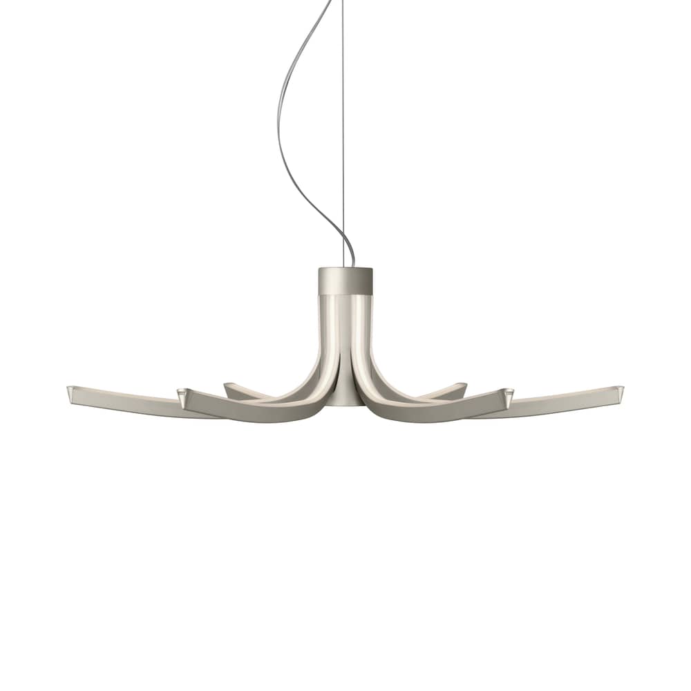 Asteria LED Pendant metal / Ø 67 cm - Foscarini - Titanium - Extruded aluminium