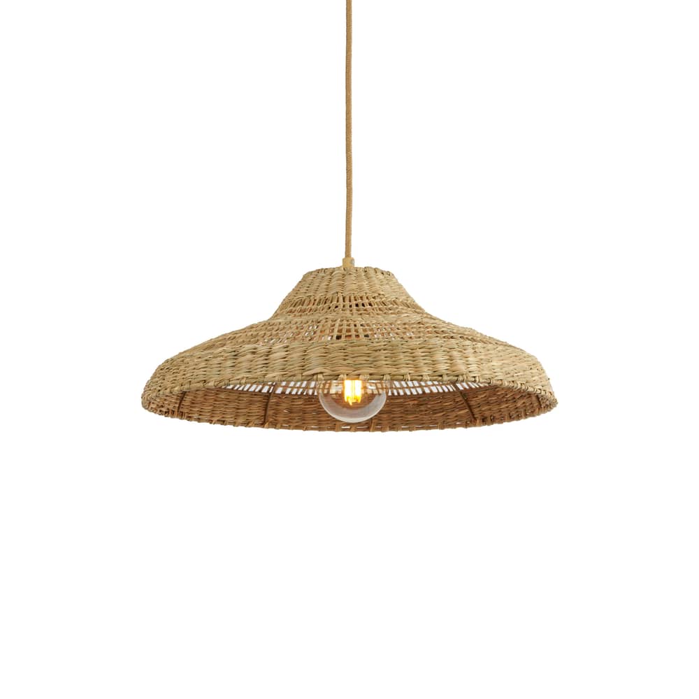 Sospensione Santorini Small fibre beige / Ø 60 cm - GOOD&MOJO - Ø 60 cm / Naturale - Erba marina