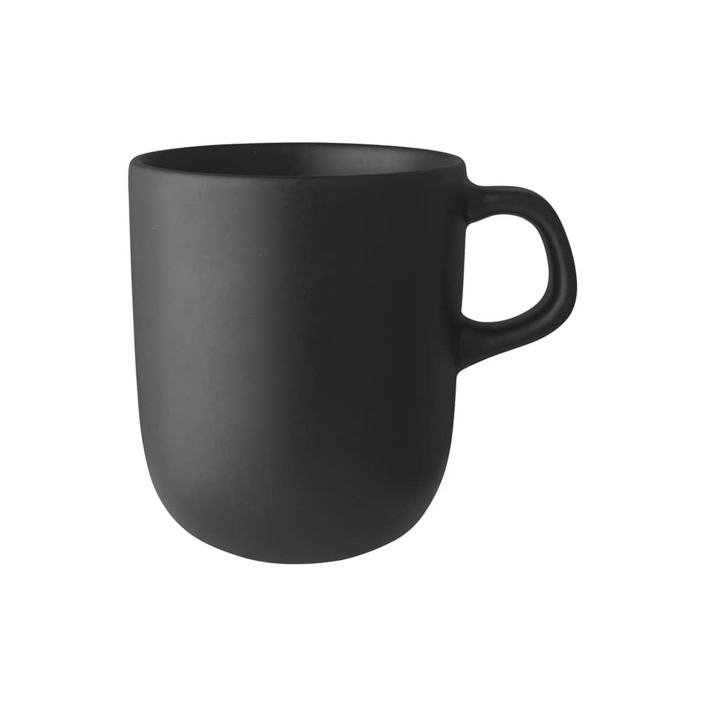 Tasse Nordic Kitchen céramique noir / Grès - 40 cl - Eva Trio - Noir mat - Grès